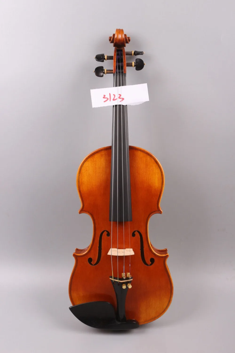 Handmade violin 4/4 Copy Stradivari model Sweet Sound Flame Maple Spruce Violin 3123#