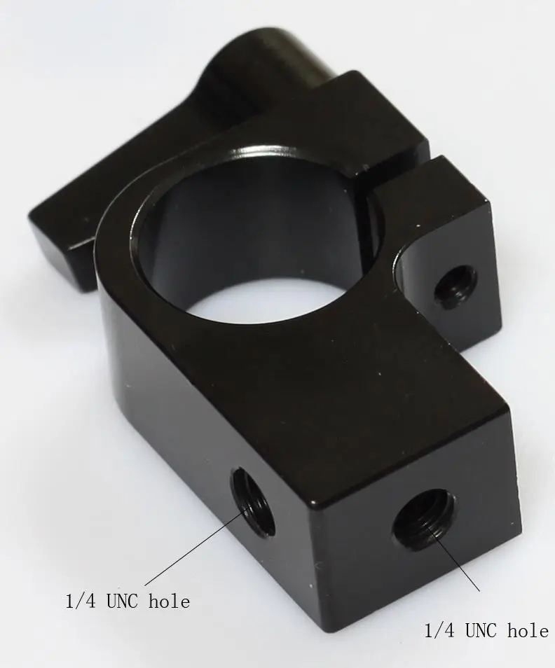 Đĩa Đơn Mới Cần Kẹp Có Double1/4 "Lỗ Cho 19Mm Hỗ Trợ Đường Sắt Giàn Khoan Đường Sắt Chân Máy Ảnh