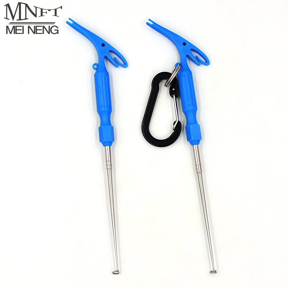 MNFT Fishing Universal Fly Nail Knot leging Tools gancio Remover nodo rapido legatura Loop Knot Tyer Tool e moschettone Clip