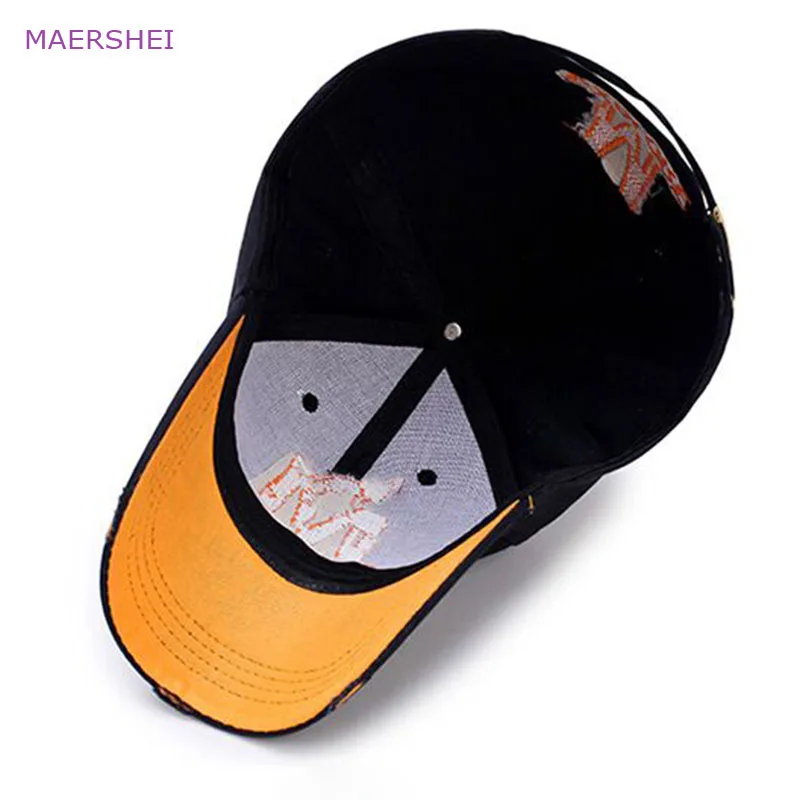 MAERSHEI Fashion couple embroidered baseball cap men\'s outdoor sports hat ladies sunscreen visor cap