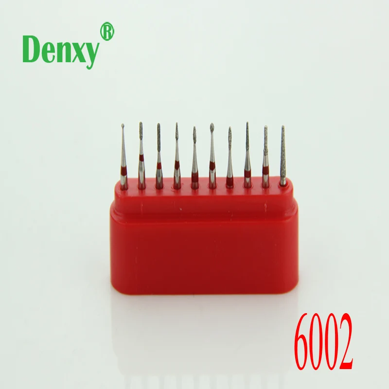 

Denxy 30pcs/lot #6002 Dental Diamond Burs New Dental Diamond Burs Set Polishing clinic Kit children's teeth preparation