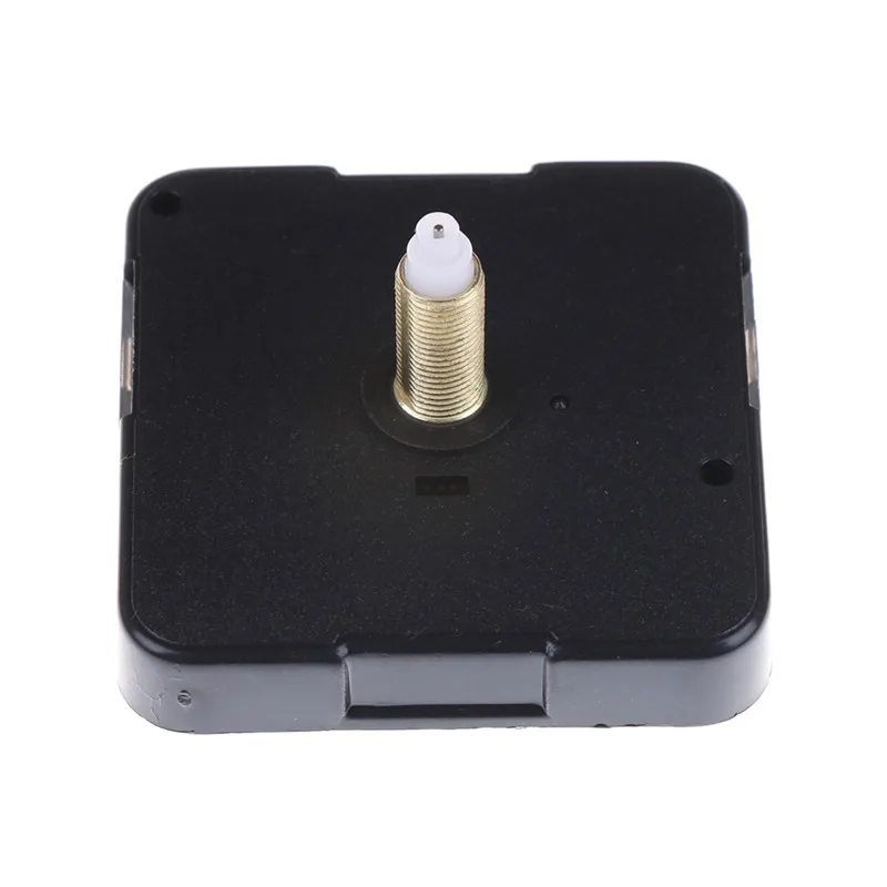 1PCS Black DIY Repair Tool Part 15mm Long Thread Quiet Mute Quartz Clock Movement Mechanism