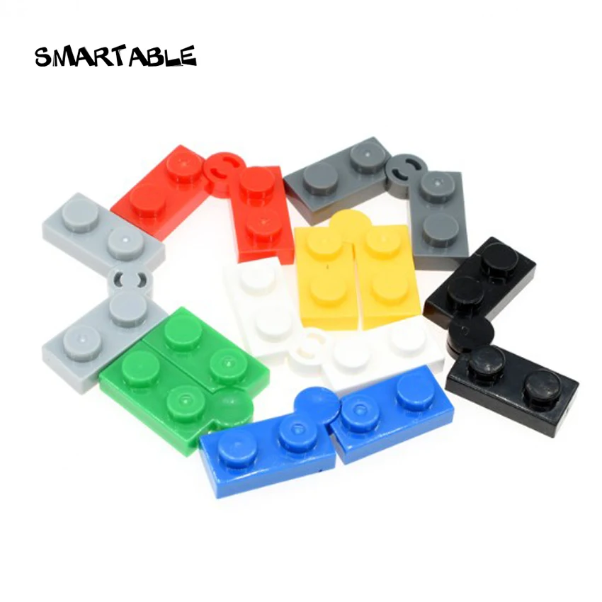 Smartable Hinge Plate 1x4 Swivel Top Building Blocks MOC Parts Creative Toys For Kids Education Compatible 73983/19954 80pcs/Lot