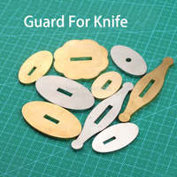 1Piece brass / stainless steel Knife Guard for Custom Knife Making Handle Bolster DIY Parts