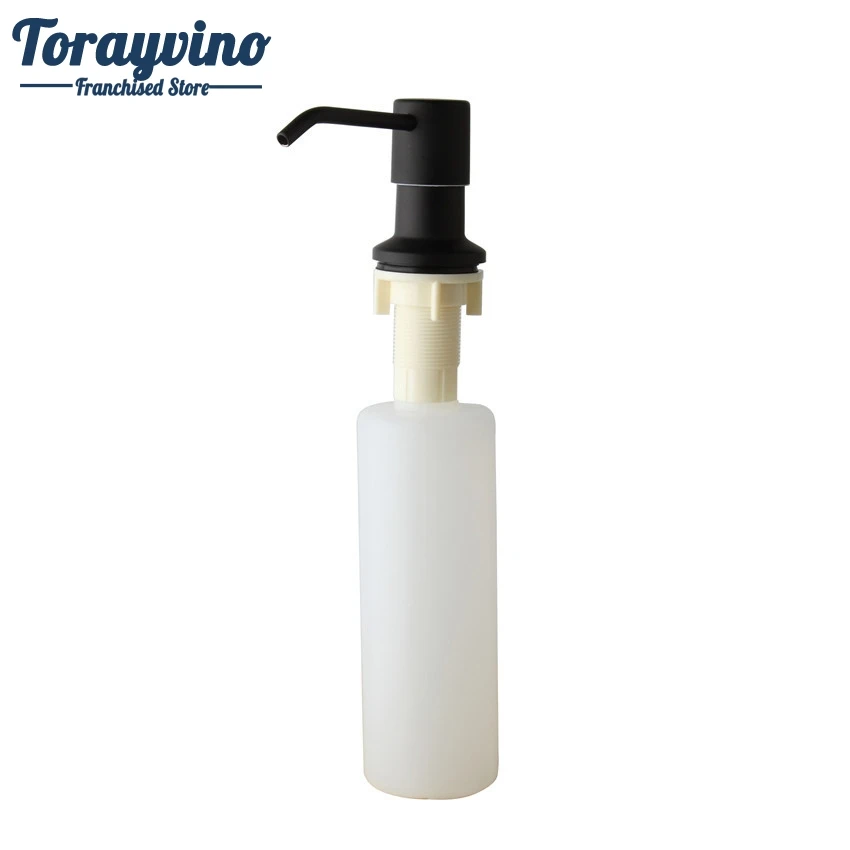 Torayvino Soap  Dispenser Kitchen Sink Deck Mounted Soap Dispenser Plastic Three Kind Of Finishing Painting Soap Dispenser