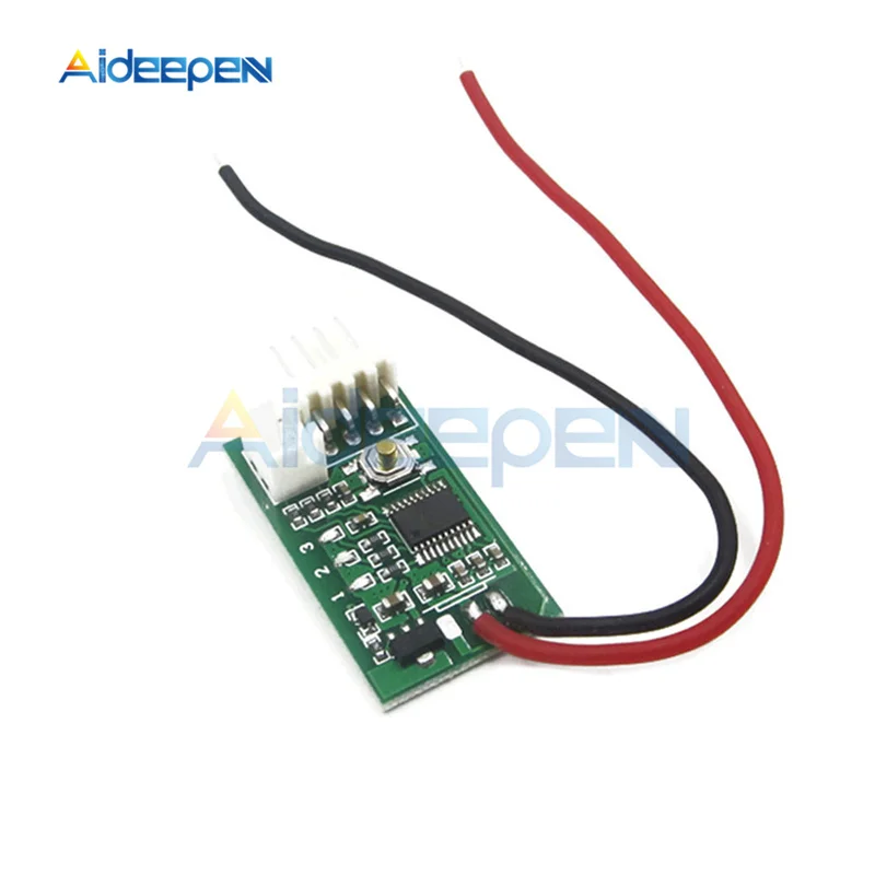 DC 12V PWM 4 Wire Fan Temperature Controller Governor Module Temperature Fan Speed Controller Governor For PC Fan/Alarm STK IC