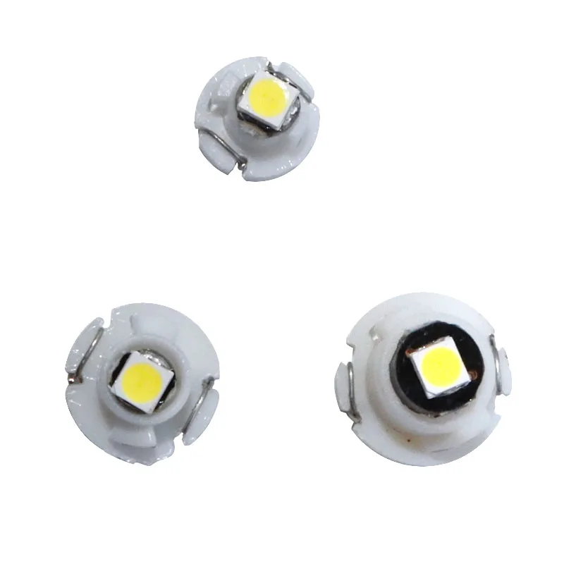 100pcs Car Instrument Light T3 T4.2 T4.7 3030 1 SMD LED DC 12V Car Auto Dashboard Warning Indicator light Cluster Bulbs 6 Color