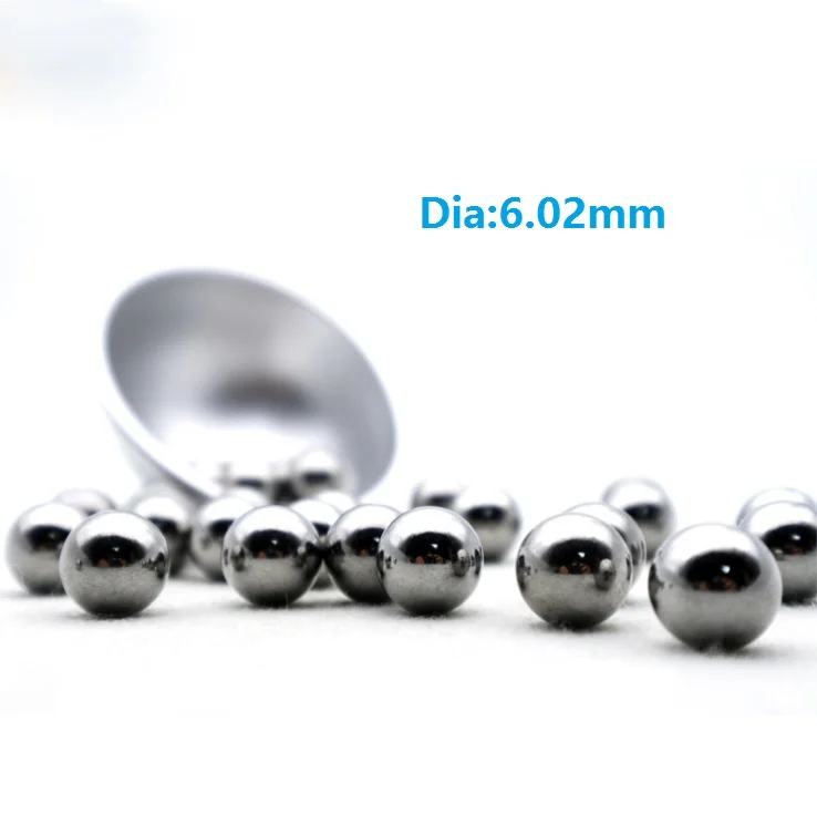 

1kg/lot High quality Diameter 6.02mm steel ball high-carbon Dia 6.02mm steel balls G100