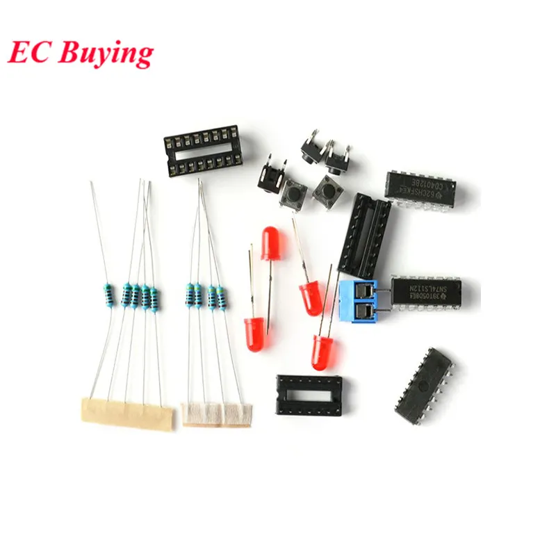 Four Person Responder Diy Kit 4 Channel Answering Teaching Practice Welding PCB Board Fun Electronic DIY Parts laboratory