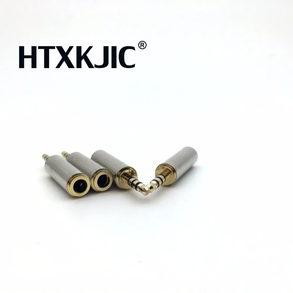 เชื่อมต่อ1ชิ้นทอง2.5มิลลิเมตรชาย3.5มิลลิเมตรหญิงเสียงสเตอริโออะแดปเตอร์แปลงปลั๊กแจ็คหูฟังขายร้อน