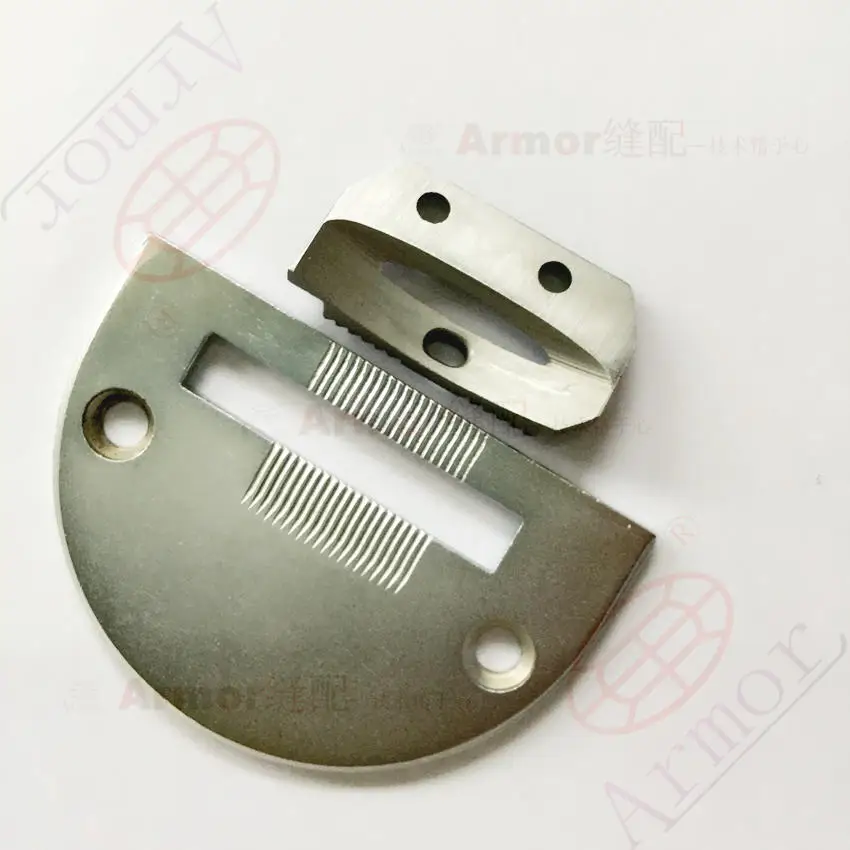 18030 NEEDLE PLATE AND 18031 FEED DOG fits for JUKI DNU-1541 JUKI DNU-241 Seiko 8B Seiko 280 sewing machine #18030+18031