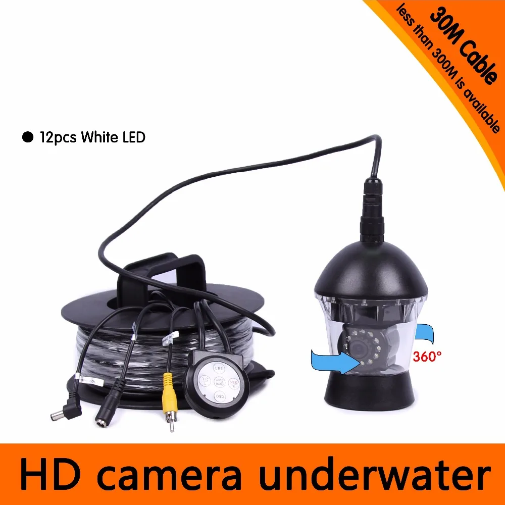 700tvl 30M 360 degree rotative camera Unterwater Fishing Camera CR006C-30M