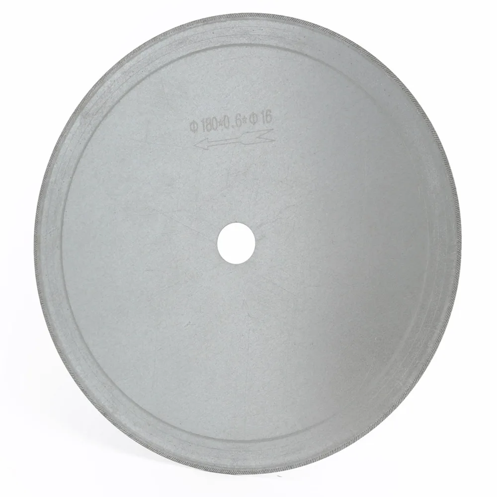 7" inch Arbor 5/8" Ultra-thin Diamond Saw Blade Lapidary Cutting Disc 0.026" Rim ILOVETOOL