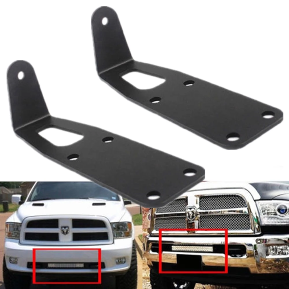 20 22 Inch LED Light Bar Hidden Bumper Mounting Bracket For Dodge RAM 2500 RAM 3500 4WD/2WD