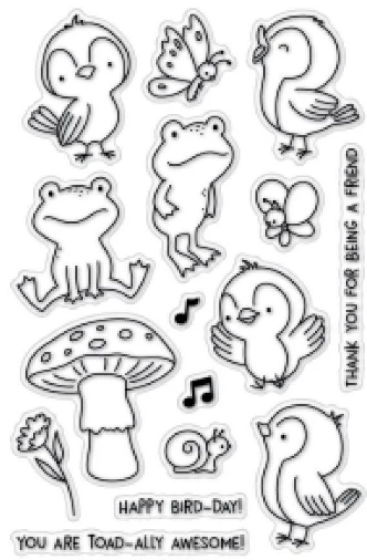 Frog stamp Clear Stamp for Scrapbooking Transparent Silicone Rubber DIY Photo Album Decor A06