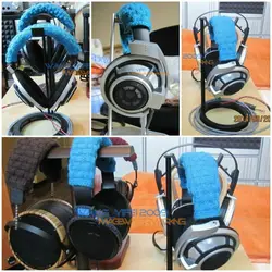 ExtraFine Merino Hand Woven Pure Wool Headband Cushion For Sennheiser HD700 HD800 HD800S ORPHEUS Headphone