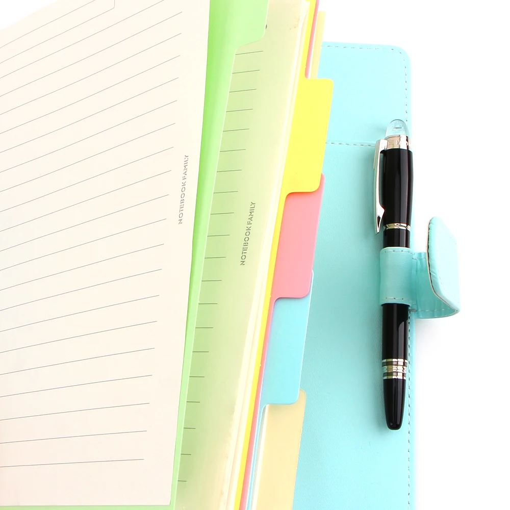 New Notebook Accessories A5 A6 A7 Solid Color Page Inside Pages Planner Papers Cute Notebook Matching  Stationery