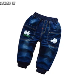 2017 Spring&autumn baby pants High quality fashion boys jeans baby boy pants  0-3 year Harem pants Casual trousers Children Wit