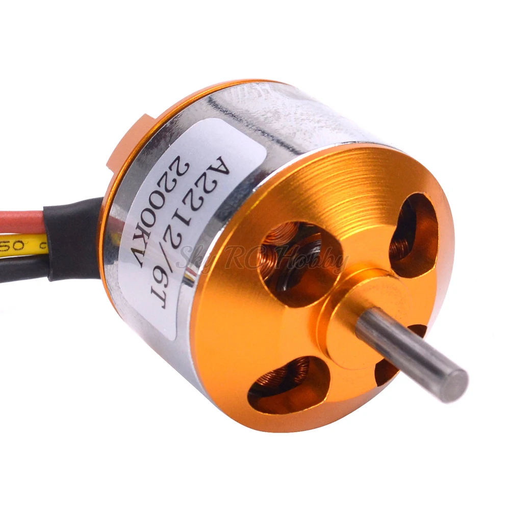 A2212 2212 2200KV XXD 6T 2-3S Brushless Motor Outrunner Motors For RC Aircraft Plane Airplane Multi-copter