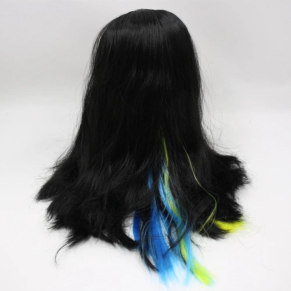 RBL ICY DBS Blyth Doll Scalp colorful hair Wigs Including the hard endoconch dome series.54