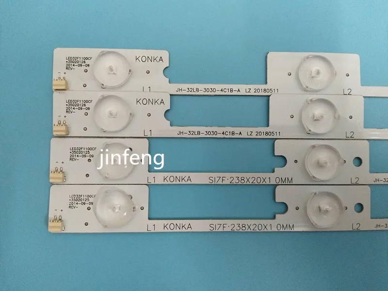 original 4pcs=1lot LED32F1100CF led backlight 35020126 35020125 (2pcs 4led +2pcs 3led)