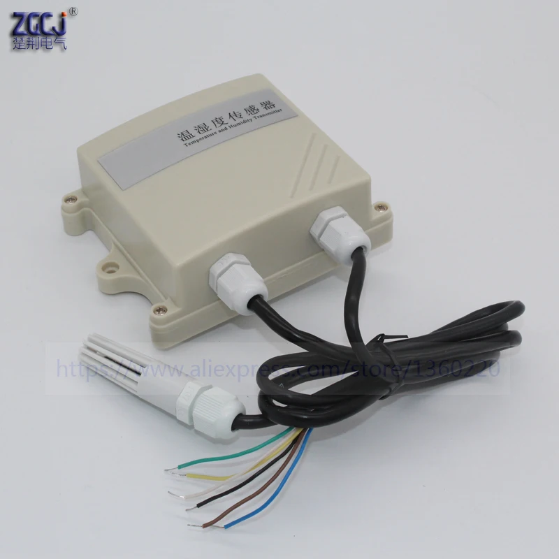 Настенный датчик температуры и влажности 4-20mADC/0-5VDC/0-10VDC выходной сигнал температуры и влажности