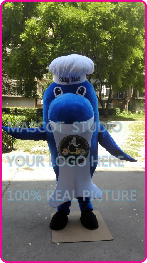 

mascot fish chef mascot costume custom fancy costume anime cosplay kits mascotte fancy dress carnival costume