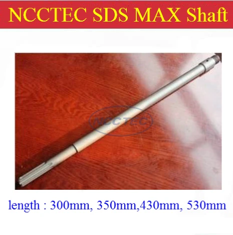 

[SDS MAX] 430mm 17.2'' long NCCTEC connection shaft NCP430SDSMAX for wall core drill bits | FREE shipping with FREE gift