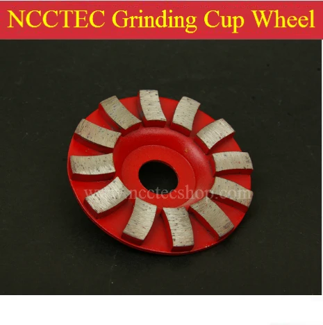 

4'' Diamond abrasive wheel | 100mm Concrete granite stone grinding wheel | thick and high tooth more durable