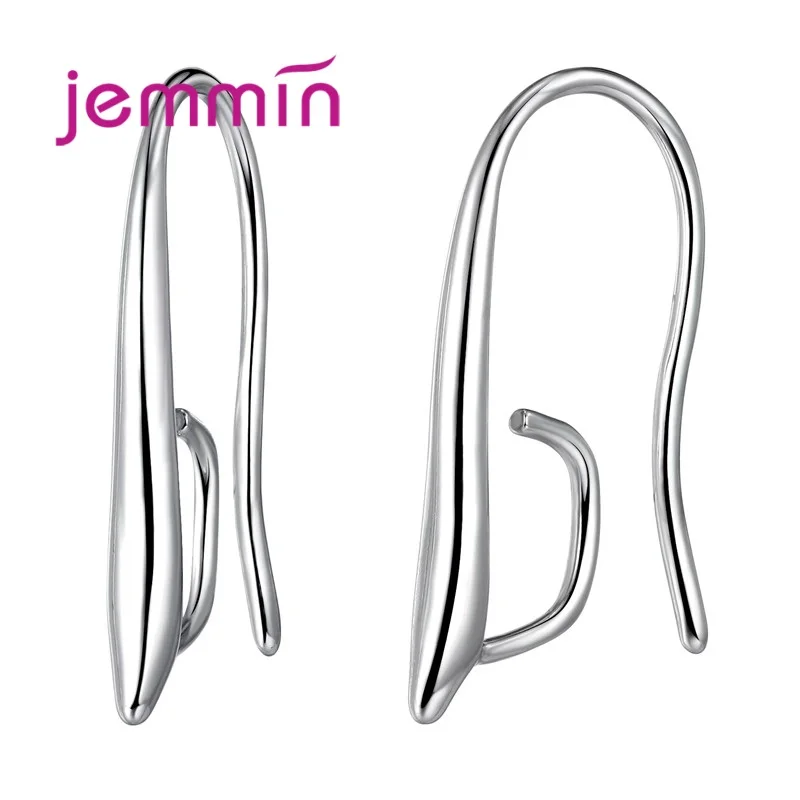 

Irregular Open Hoop Earrings Accessories 925 Sterling Silver For DIY Finding Jewelry 10pcs Earring Making Accessory