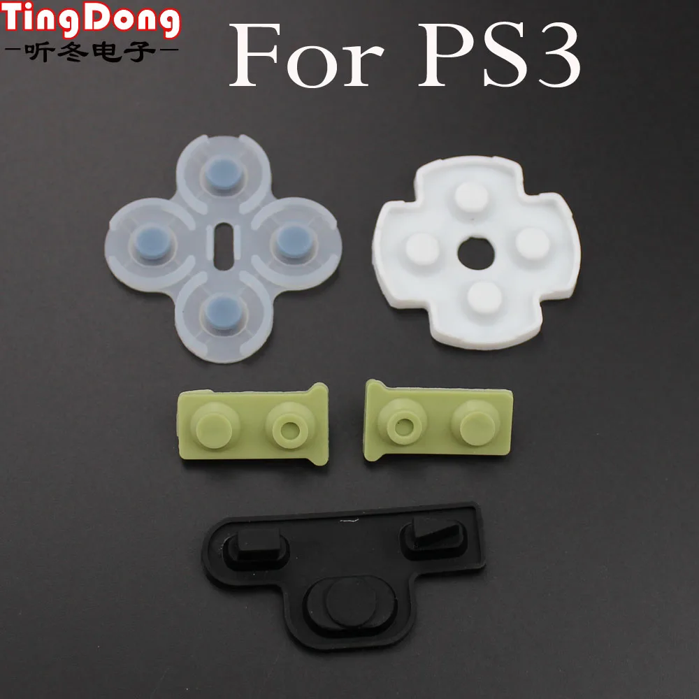 TingDong For ps2 PS2 PS3 Controller Repair Conductive Rubber Silicon Pads Replacement