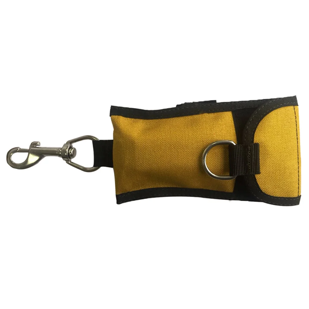 Scuba Diving Single Reef Drift Hook Webbing Bolt Clip & Storage Bag Scuba Cave Diving Current Bolt Snap Single Hook