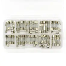 100pcs 5x20mm Glass Tube Fuses Assorted #3