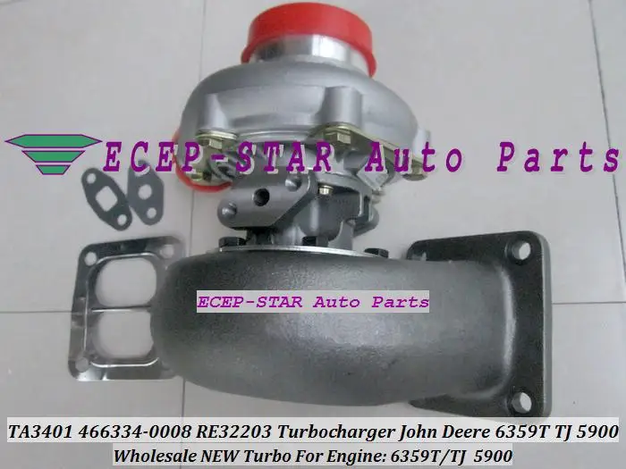 Free Ship TA3401 466334 466334-0006 466334-0007 RE26291 RE26120 Turbo For John Deere Tractor 6359T 6359TJ 5900 6414T 6.8L 6359