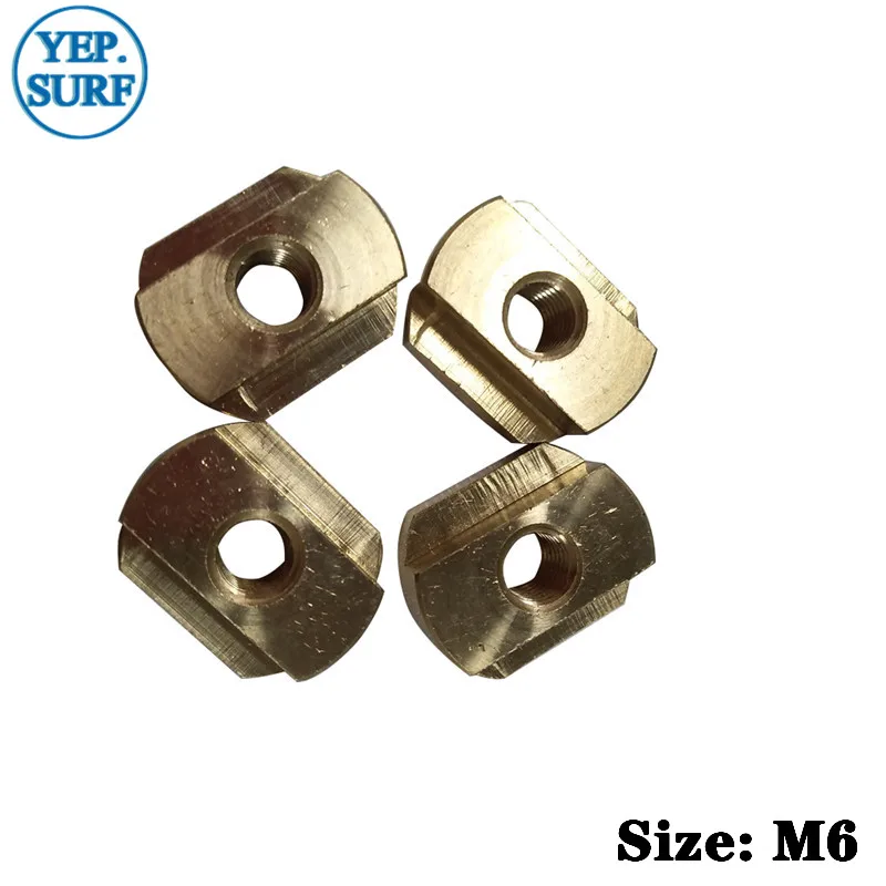 FoilMount 4pcs per set  Size M8/M6 Hydrofoil Mounting T-Nuts for All Hydrofoil Tracks