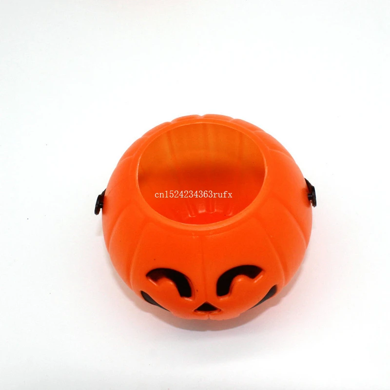 

100pcs 3D Halloween Pumpkin Boxes Pumpkin Bucket Children Pumpkin Candy Pail Holder Barrel Party Gifts Decorations Storage Box