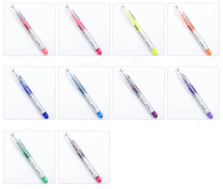 626 new office multicolor power line free ink Head Pen Note Pen high-lighter pen