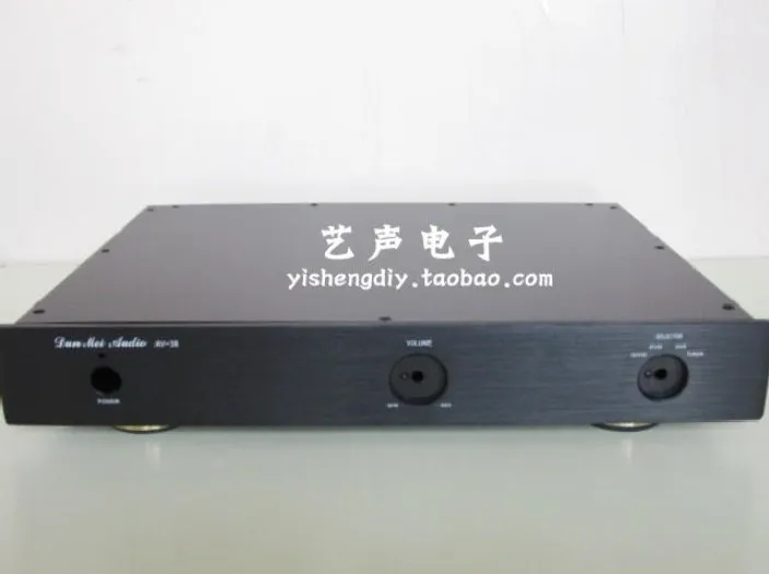 Caja de amplificador AV38 de 420x75x306mm, chasis de amplificador de tubo, caja de amplificador de válvula electrónica, caja de amplificador