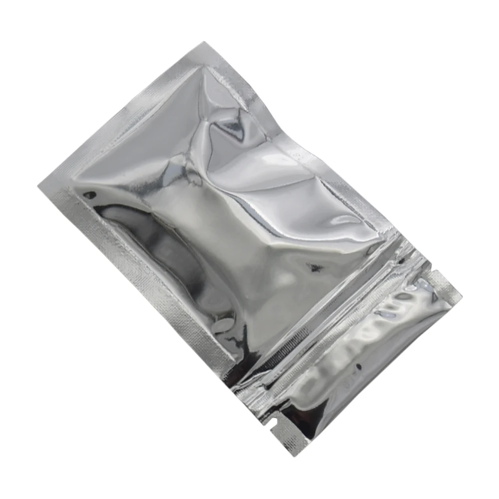 Food Storage Clear Plastic Bags Zip Lock Package Bag Self Seal Silver Aluminum Foil Packaging Pouches Mylar Ziplock Packing Bag