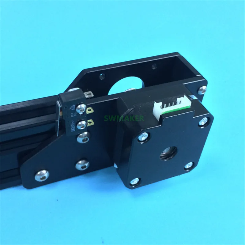 Upgrade Aluminum adjustable Y-axis belt tensioner with Motor bracket holder for 2040 Aluminum Profile 3D printer parts