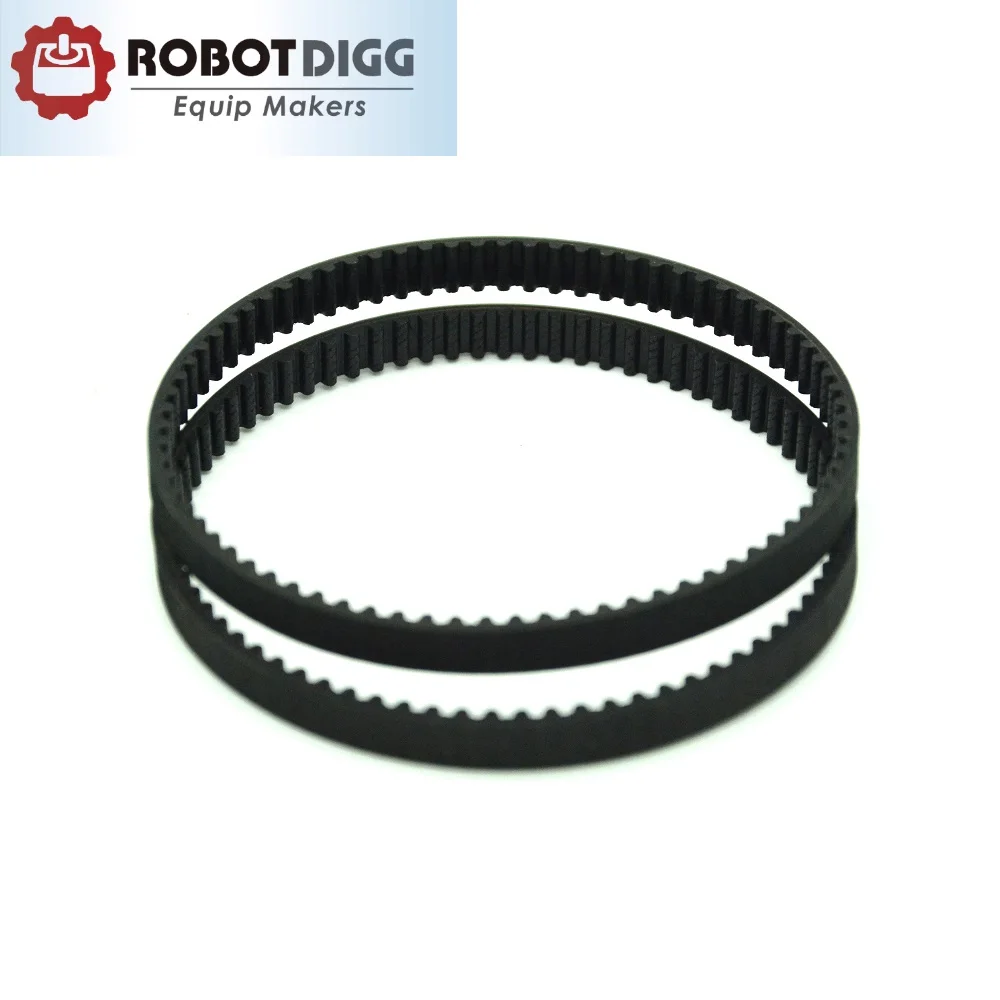 

Free shipping, 2GT Endless Timing Belt, 386mm Length, 9mm Width, 386-2GT-9