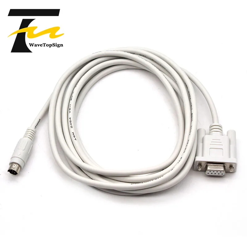 Кабель для программирования ПЛК wavetopsign, кабель для загрузки SC-11 RS232, последовательный порт, 3 метра для модуля ПЛК серии Mitsubishi FX