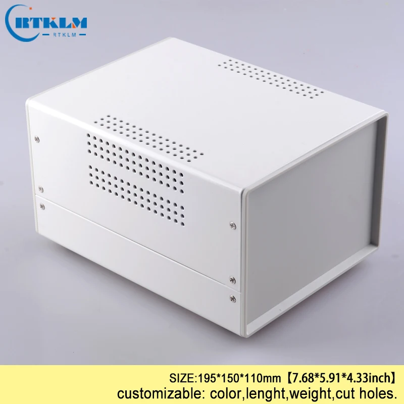 Iron junction box diy enclosure for project box Iron power supply equipment cases custom iron electric enclosure 195*150*110mm