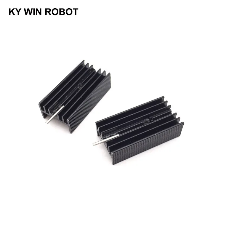 10 pcs  Aluminium TO-220 Heatsink TO 220 Heat Sink Transistor Radiator TO220 Cooler Cooling 30*15*10MM With Pin