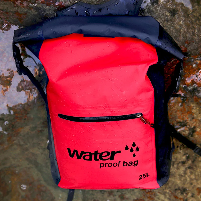 

Outdoor Waterproof Backpack 25L River Trekking Bag Floating Dry Bag For Boating Kayaking Fishing Swimming Travel Camping