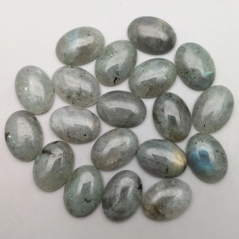 

Wholesale 2018 fashion natural ShimmerStone beads charms 13x18mm Oval CAB CABOCHON 50pcs/lot for jewelry making free shipping