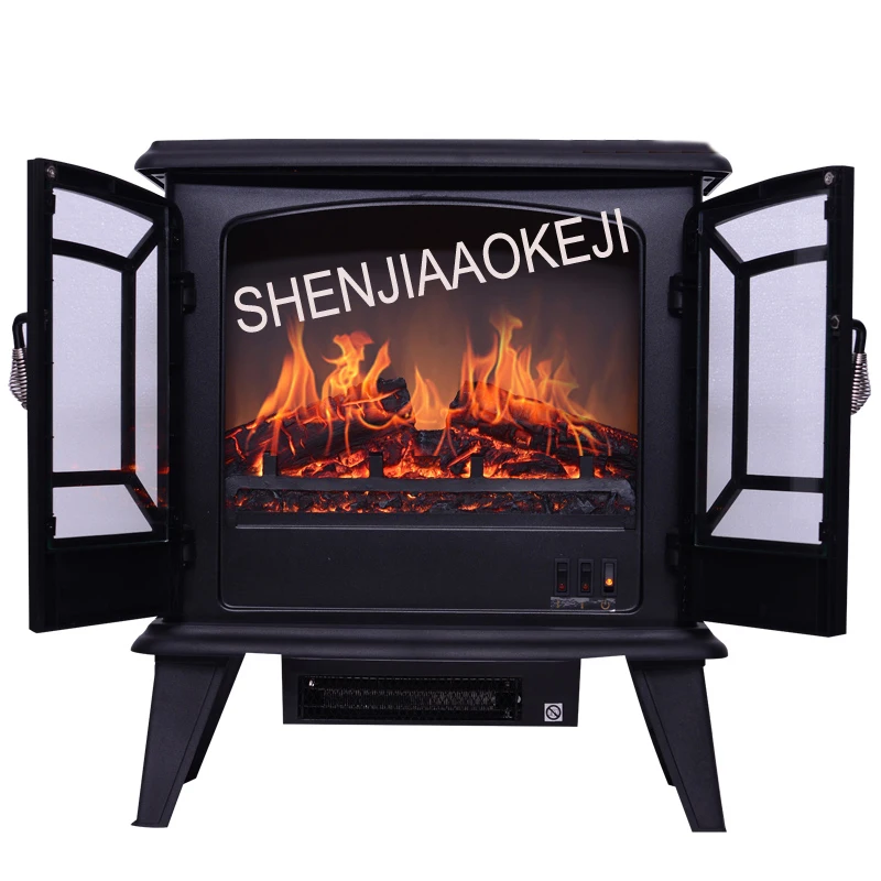 Independent electric fireplace heater Energy-saving 3D simulation flame electric fireplace core Mobile small fireplace 40W 1PC