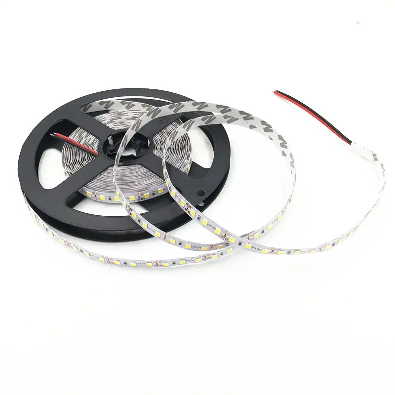 Flexível LED Strip Light, Fita Luz Cordas, SMD Lâmpada, mais brilhante do que SMD, 2835, DC, 12V, 60, 120, 180, 240 Leds, m, 5m