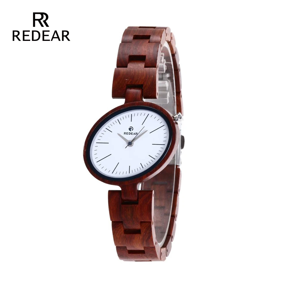 Full Wooden Watches luxury Japan Movement Quartz Watch with White Bell Womens Wristwatch Birthday Holiday Anniversary Gifts