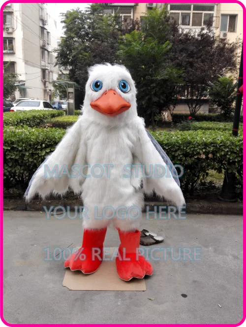 seagull mascot costume plush white seagull pigeon mascot custom fancy costume anime cosplay kit mascotte theme fancy dress 41405